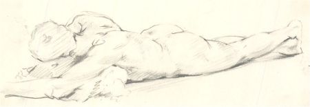 Franco Matania (1922-2006) - Three Mid 20th Century Graphite Drawings, Nudes