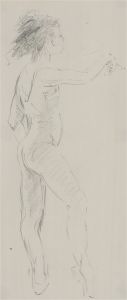 Franco Matania (1922-2006) - Two Graphite Drawings, Full-Length Portraits