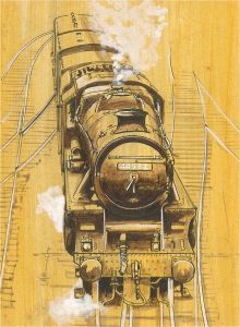 Attrib. Joe Spark (b.1896) - 20th Century Watercolour, Steam Train