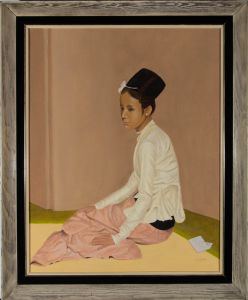 N.K. Day - After Sir Gerald Kelly 2001 Oil, Burmese Girl