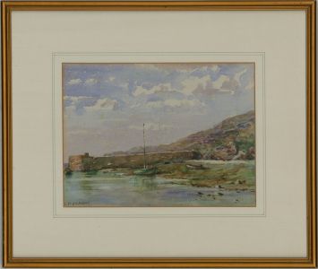 L.M. Clarke - Mid 20th Century Watercolour, Still Harbour
