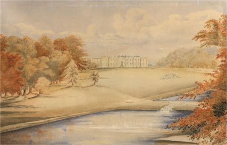 C.H. Willoughby - 1835 Watercolour, Birdsall House
