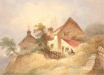 G. Nicholson - Signed Late 19th Century Watercolour, Muston near Hunmanby