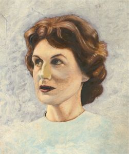 Welby Arthur Skinner - Mid 20th Century Oil, Lady In White