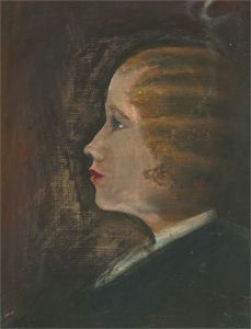Welby Arthur Skinner - Early 20th Century Oil, Woman In Profile