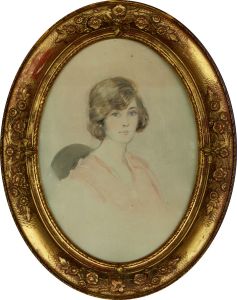 Early 20th Century Watercolour - Female Portrait