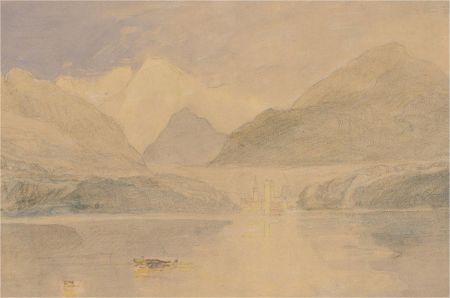 Early 20th Century Watercolour - Lake Scene