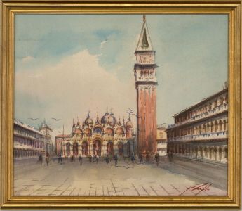 Contemporary Watercolour - St Mark's Square