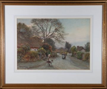 Thomas Ellison RCA (1866-c.1942) - Late 19th Century Watercolour, Evening
