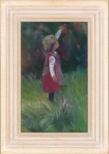 William Mason (1906-2002) ARCA - Mid 20thC Pastel, Reaching For The Flowers