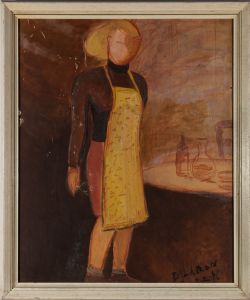 P. J. Lacroix - 1996 Oil, The Housewife