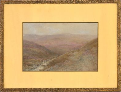 Early 20th Century Watercolour - Moorland Landscape