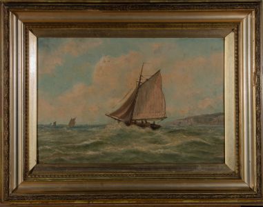 Harry Armstrong Whittle (​1834-1904) - Late 19th Century Oil, Sailing