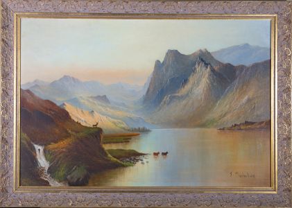 J. Macfarlane - 20th Century Oil, Highland Loch