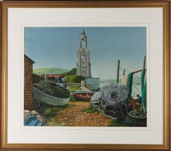 Sidney Homer RBSA (1912-1993) - 20th Century Gouache, The Wellington Monument