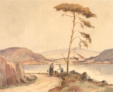 A. F. Williams - Signed 1950 Watercolour, Off the Beaten Path
