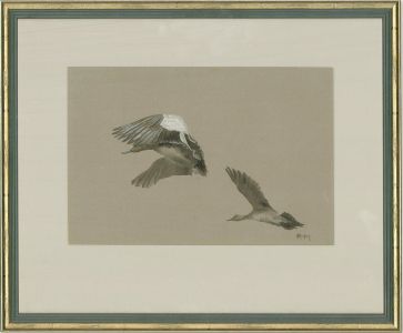 E. M. Chadwick - Contemporary Watercolour, Geese In Flight