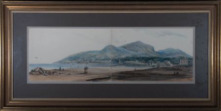 Early 20th Century Watercolour - Mussel Picking