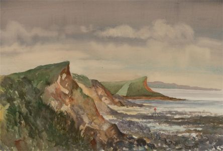 Louis Valentine - Mid 20th Century Watercolour, Seascape