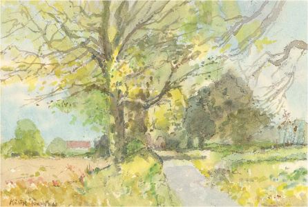 Keith Johnson (1931-2018) - Contemporary Watercolour, A Summer Country View