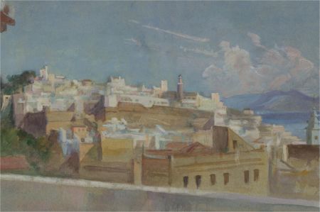 Mid 20th Century Watercolour - Tangier