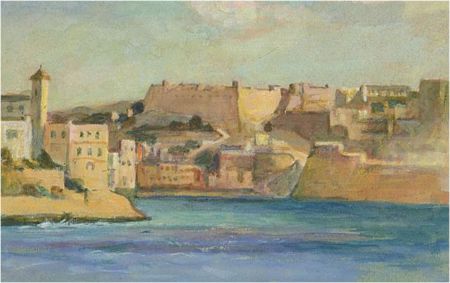 Early 20th Century Watercolour - Malta