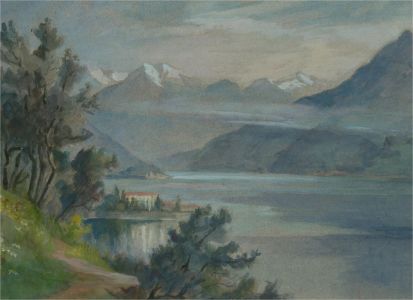 Early 20th Century Watercolour - Menaggio