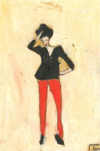 Ben Carrivick - Contemporary Oil, Pose of Intrigue