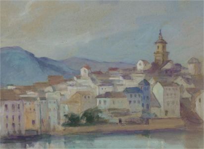 Early 20th Century Watercolour - Algeciras