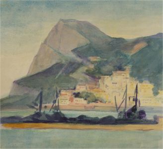 Early 20th Century Watercolour - Gibraltar