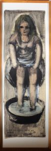 Paco Morenno - 20th Century Mixed Media, The Foot Bath