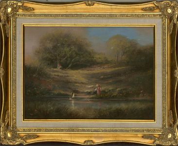 Taylor - 20th Century Oil, Toy Boat
