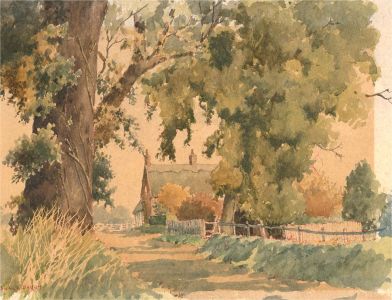 Edward Darby (1928-2009) - 20th Century Watercolour, Little Country Lane