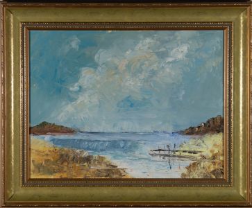 Harold Williams - Contemporary Oil, Sunny Coastal Scene