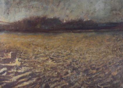 Morris - Contemporary Oil, Stubble Field