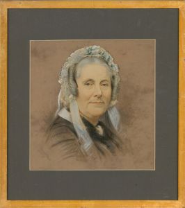 Hannah H. Kent - 1869 Watercolour, Portrait of a Matriarch