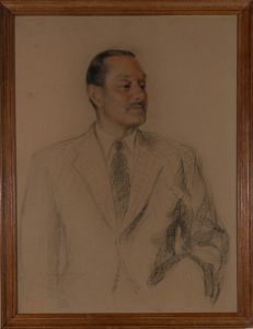 1952 Pastel - Distinguished Gentleman