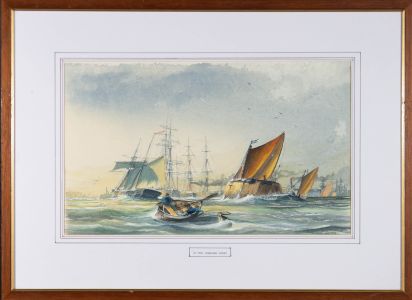 Peter Whittock - 20th Century Watercolour, Ay for London 'Osses