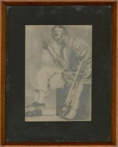 R. Elsey - 1995 Graphite Drawing, Robert Johnson