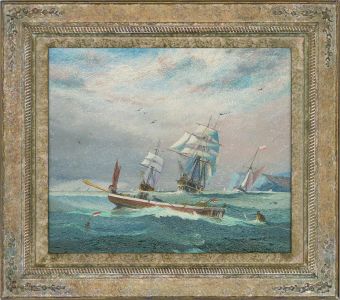 Peter Whittock - 20th Century Oil, Crossing the Waves