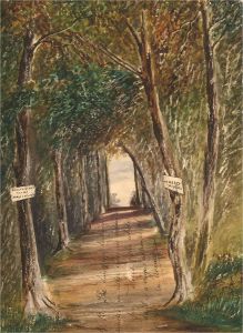 Four Early 20th Century Watercolour - Trees and and Still Life