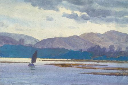 Mid 20th Century Watercolour - Sailing Boat