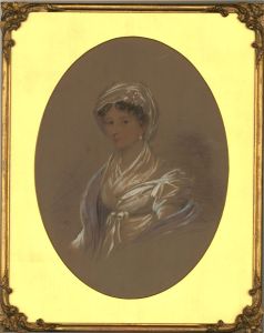 Early 19th Century Watercolour - Portrait of Jane Hart