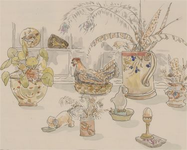 Jill Dickin - 1999 Watercolour, Everyday Scene