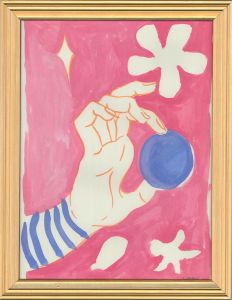 Isabelle Mulvany - 2021 Gouache, Hand Of The Harlequin