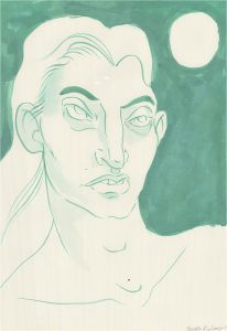 Isabelle Mulvany - 2021 Gouache, Mother Moon