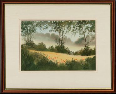 Thomas Moore - Contemporary Watercolour, Summer Fields