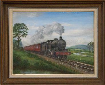 H. Ball - 1988 Oil, British Railways Steam Locomotive
