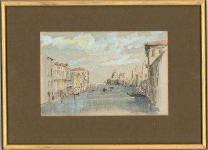 J. Middleton - Mid 20th Century Watercolour, Grand Canal, Venice