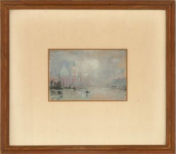 1968 Watercolour - Venice In The Haze